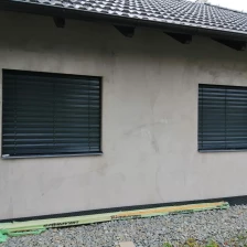 Montáž venkovních motorických žaluzií, RD Litovel